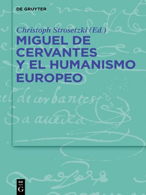 cover image of Miguel de Cervantes y el humanismo europeo